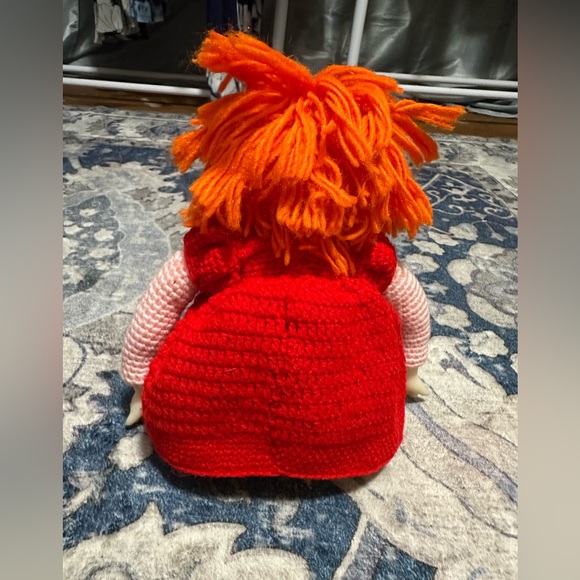 Vintage crochet watermelon doll - Picture 2 of 7